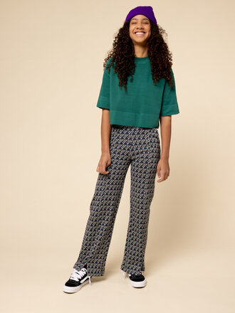 LOOXS 10sixteen Wide leg Clover Jaquard