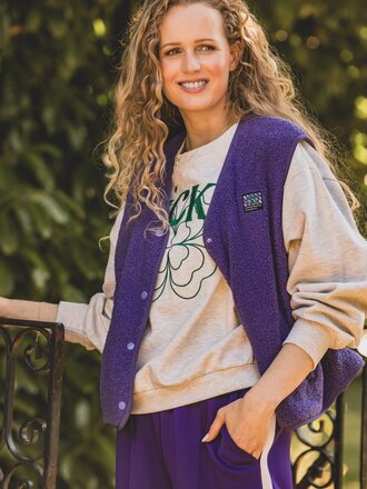 LXS the female concept LXS Gilet Violet Borg LXS the female concept LXS Gilet Violet Borg