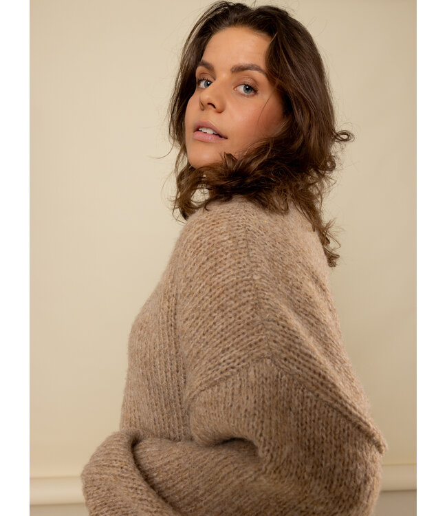 LXS Knitted sweater Clay
