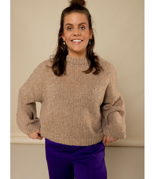LXS Knitted sweater Clay