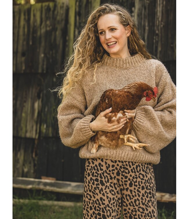 LXS Knitted sweater Clay