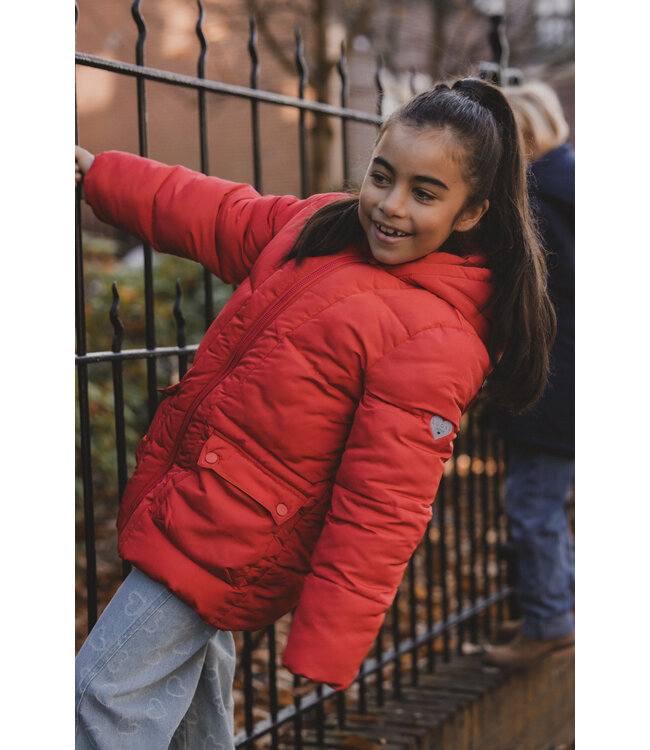 Winterjas Little Warm Rood