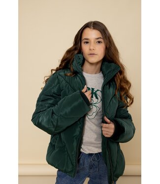 LOOXS 10sixteen Puffer winterjas Flessengroen