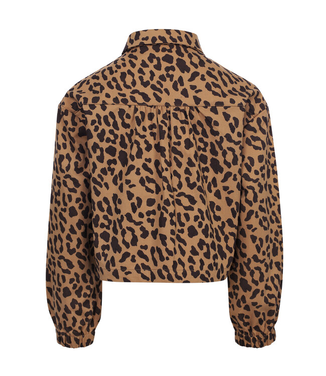 Blouse Cotton poplin Leopard