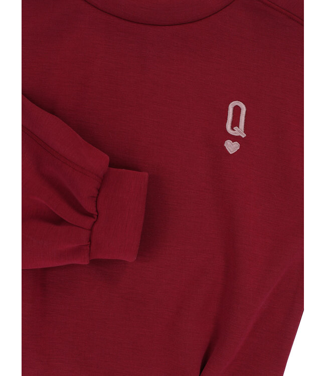 Sweater Viscose Red Rose