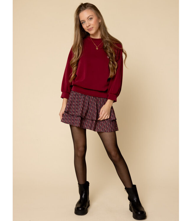 Sweater Viscose Red Rose