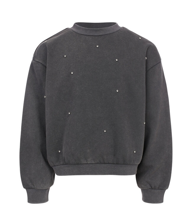 Sweater Washed Antra Strass