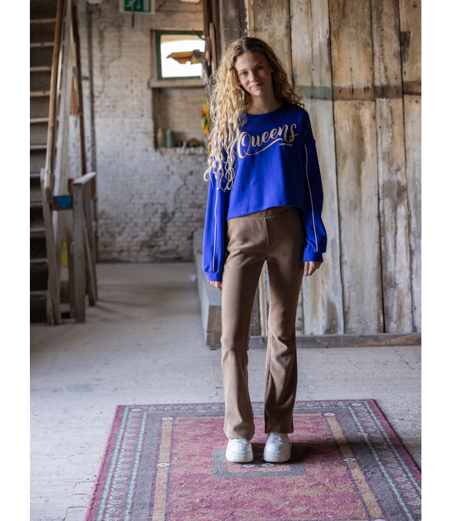 Flared Corduroy flared pants Clay