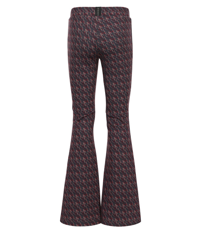 Flared sweat broek Rose Camou