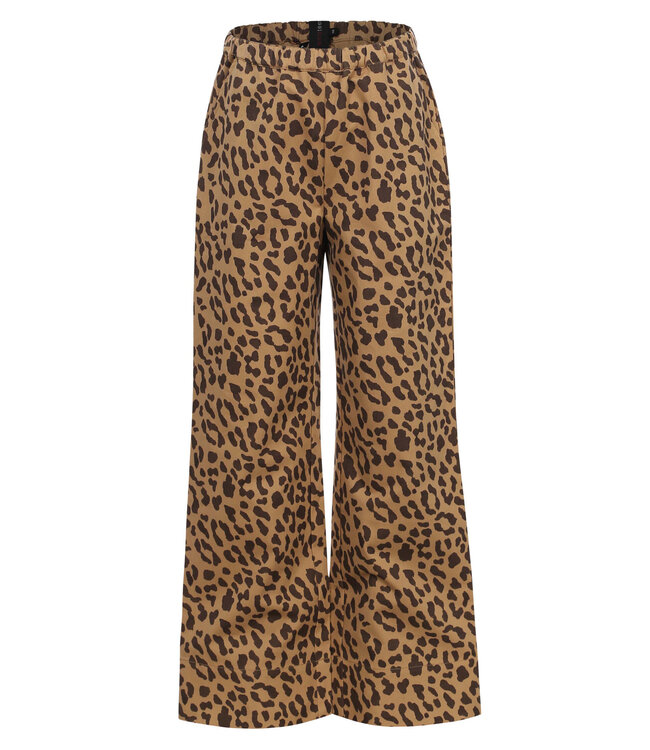 Cotton baggy pants Leopard