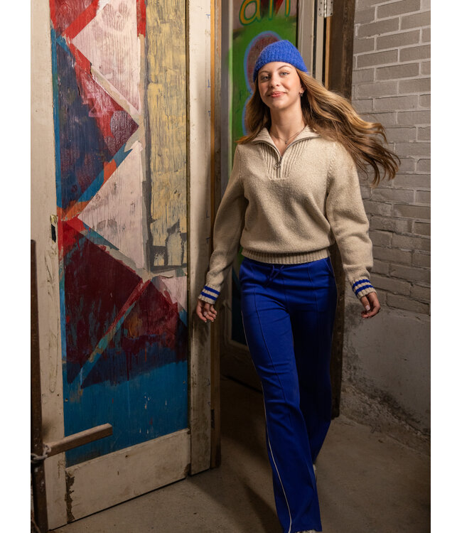 Sweat pants wide leg Blue