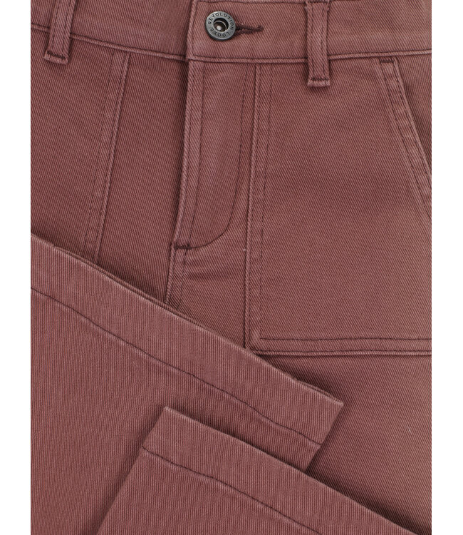 Colored wide leg denim Mauve Blush