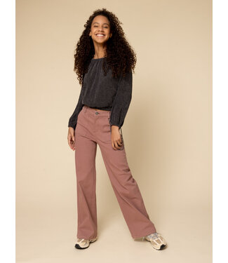 LOOXS 10sixteen Colored wide leg denim Mauve Blush