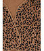 LXS Oversized gilet Teddy Leopard