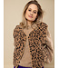 LXS Oversized gilet Teddy Leopard