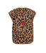 Oversized gilet Teddy Leopard