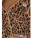 Oversized gilet Teddy Leopard