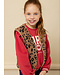 Oversized gilet Teddy Leopard