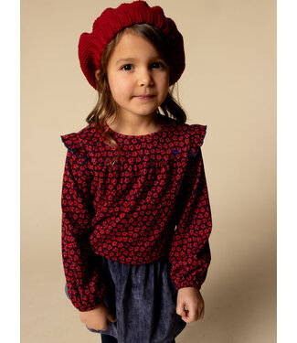LOOXS Little Blouse crincle Red Flower