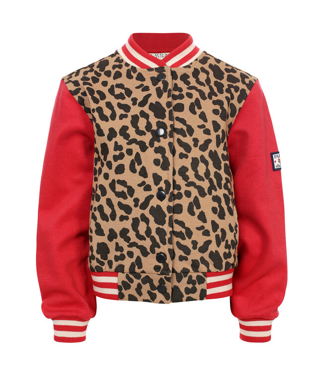 Baseball cardigan Leopard