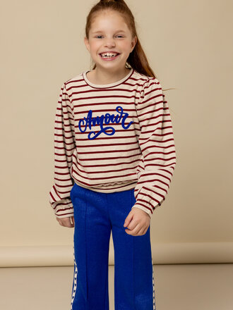 LOOXS Little Sweater Streep Rood