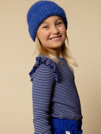 LOOXS Little T-shirt rib jersey Kobalt Stripe