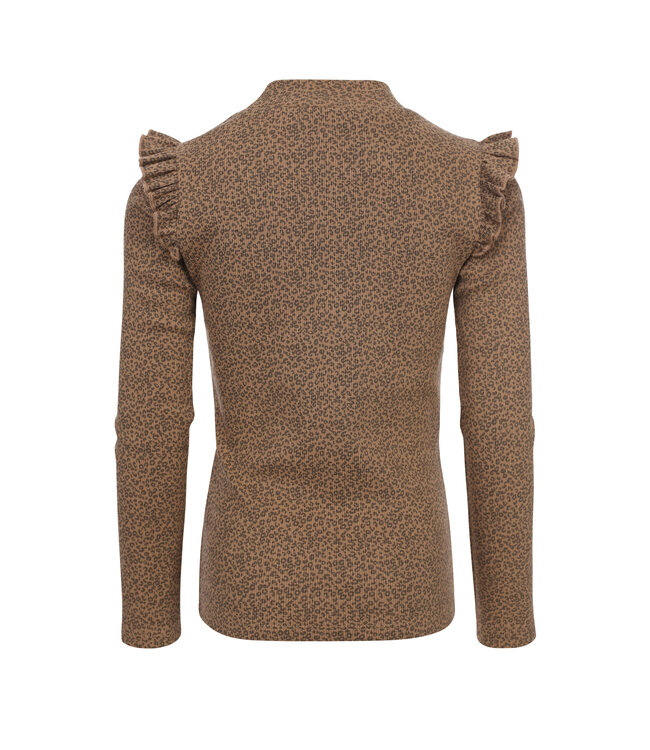 T-shirt rib jersey Mini Leopard