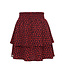 Skirt Crincle Red Flower