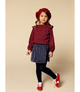 LOOXS Little Velvet skirt Dark Blue