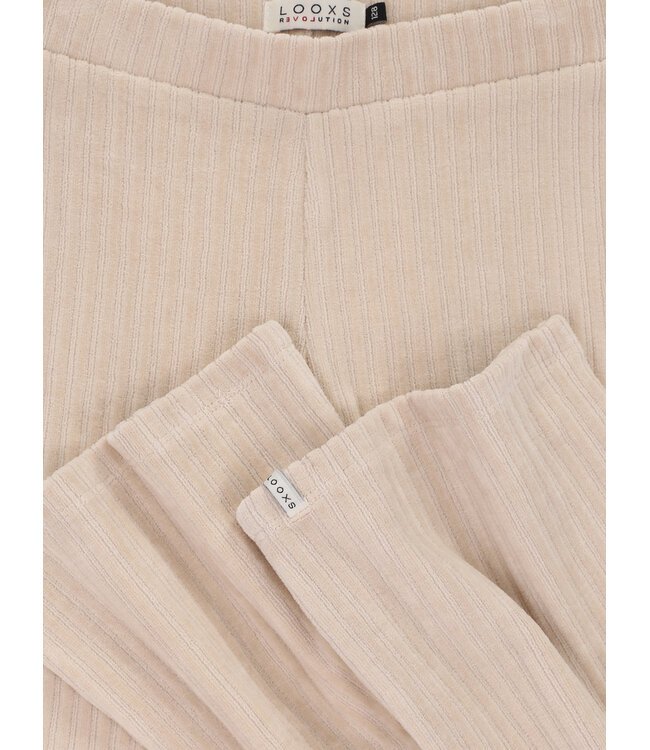 Flared corduroy broek Soft Sand