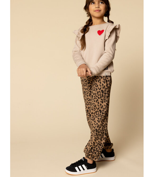 Baggy sweat broek Leopard