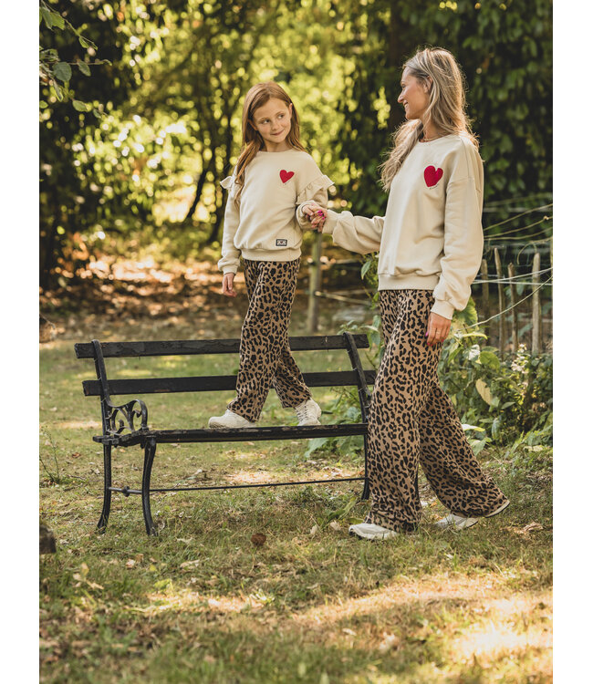 Baggy sweat pants Leopard