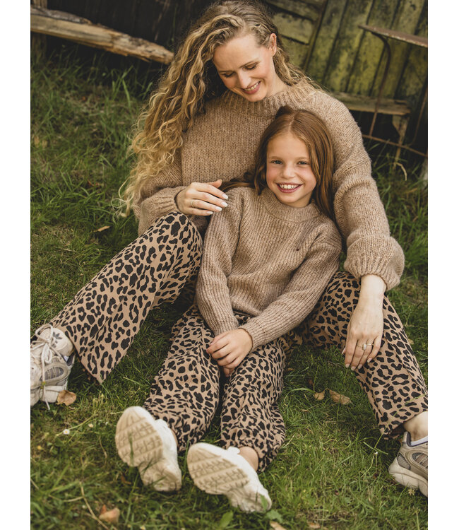 Baggy sweat pants Leopard