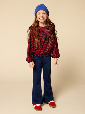 LOOXS Little Flared Sweat Broekje Donker Blauw