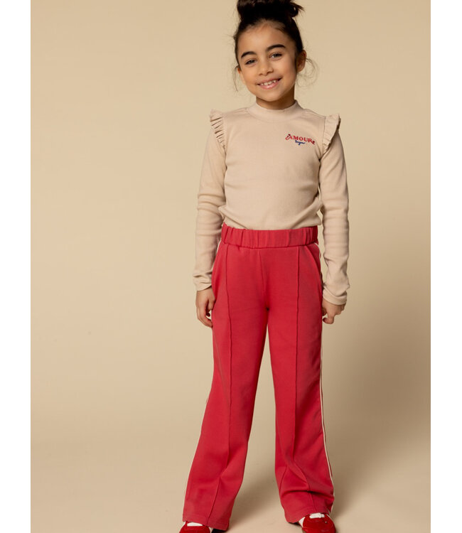 Sporty Sweat pants Bright Red