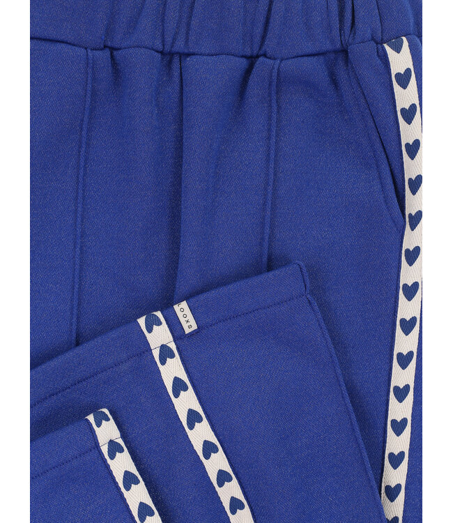 Sporty Sweat pants Cobalt Lurex