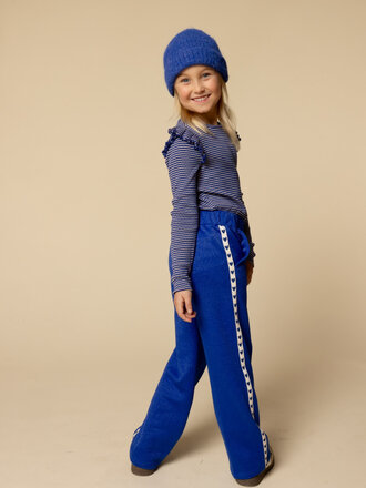 LOOXS Little Sporty Sweat pants Cobalt Lurex