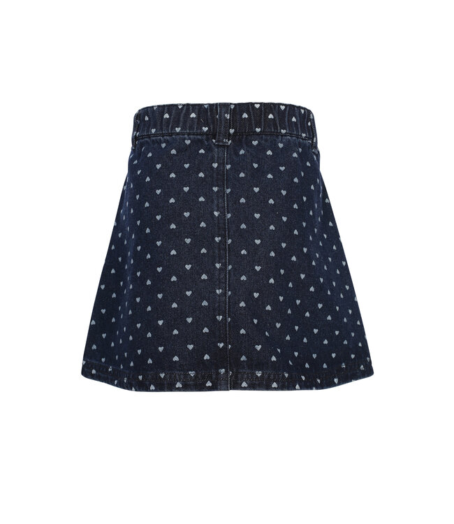 Mini skirt Dark Denim Hearts