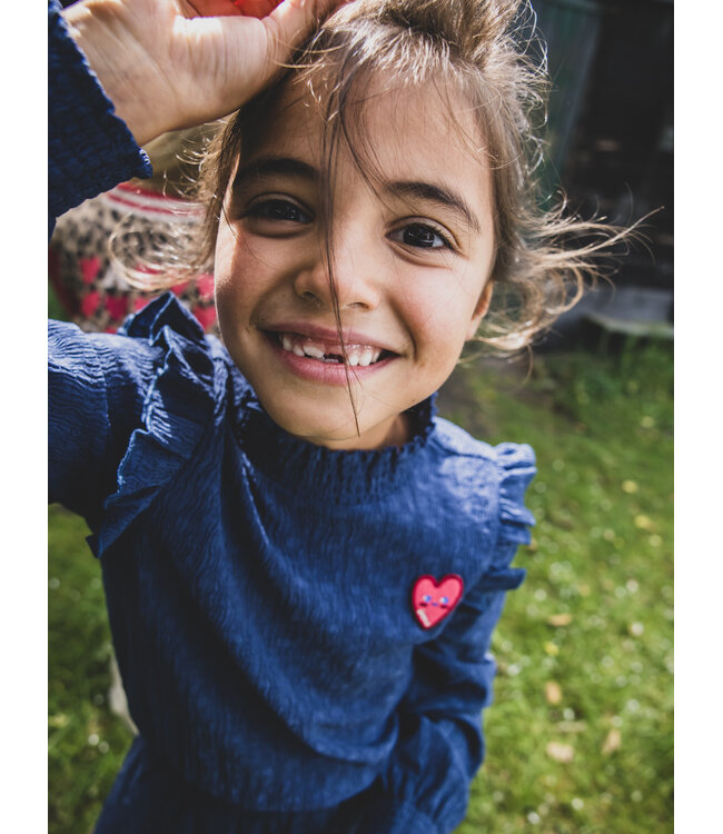 Jurkje krinkel Donker Blauw