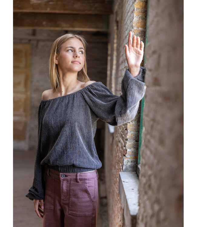 Antra crincle top washed look