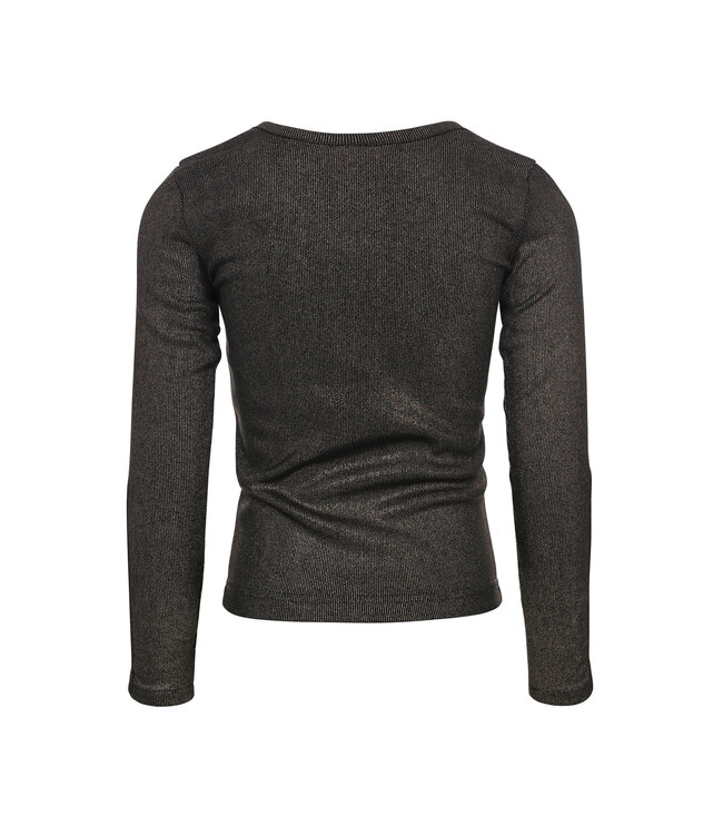 Zwarte Top Gouden Look