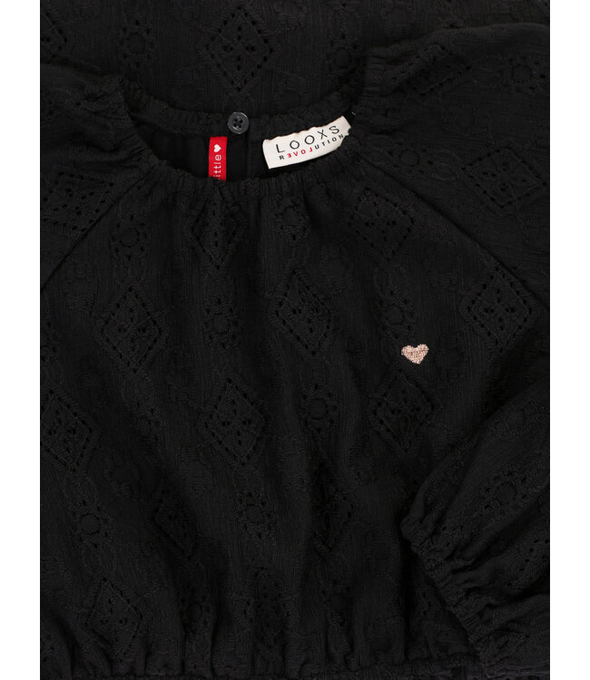 Zwart jurkje Lace Look