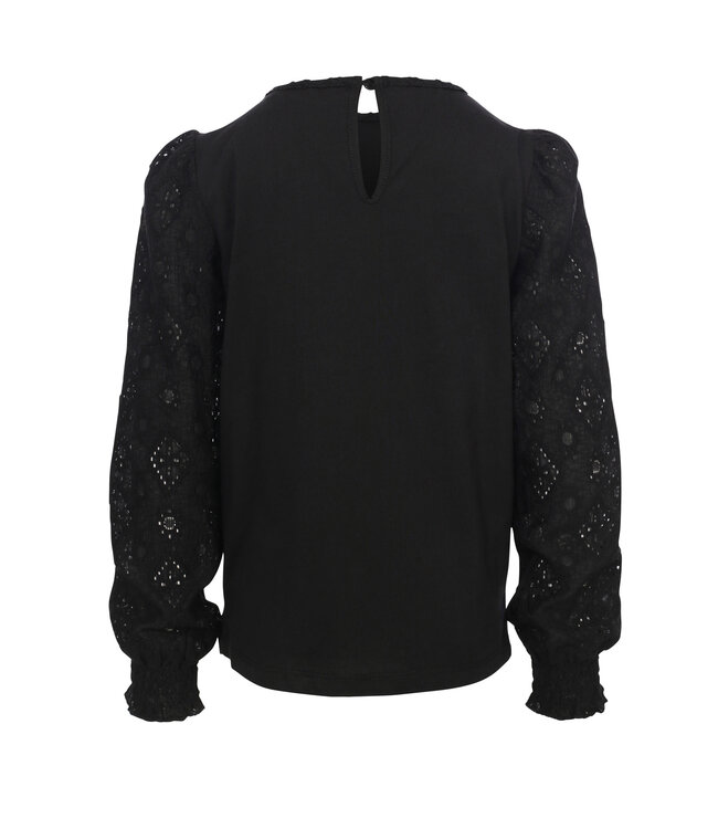 Lace top Zwart