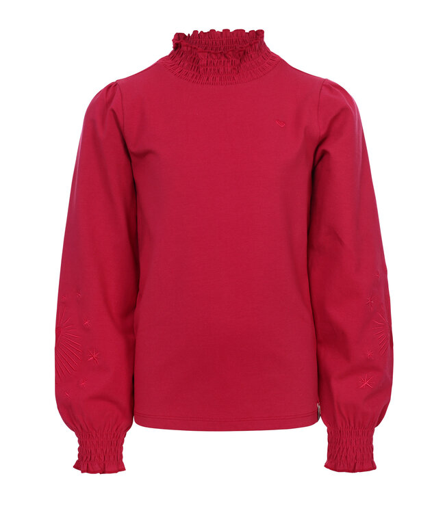 Fancy jersey Krinkel top Pink Rose