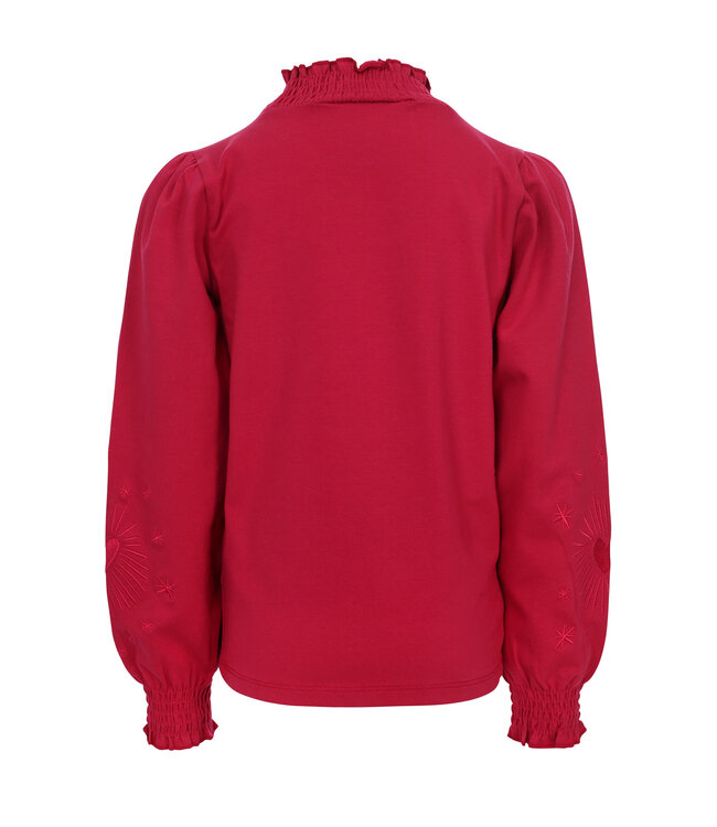 Fancy jersey Krinkel top Pink Rose