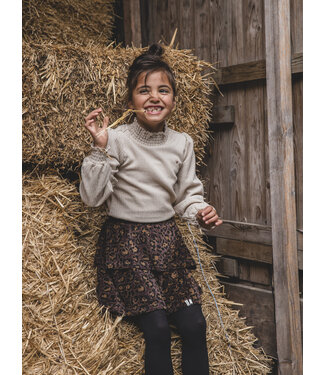 LOOXS Little Velours rokje Velvet Leopard