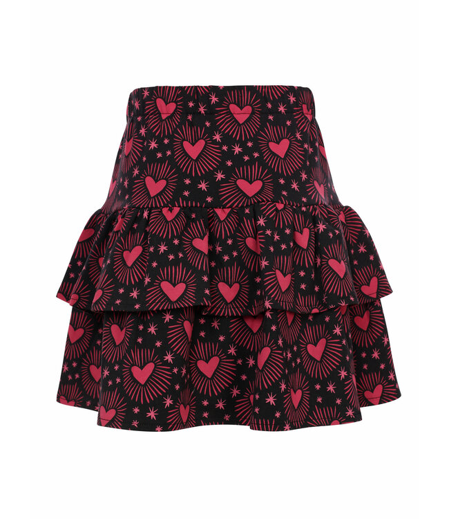 Sweat rokje Boho Hearts