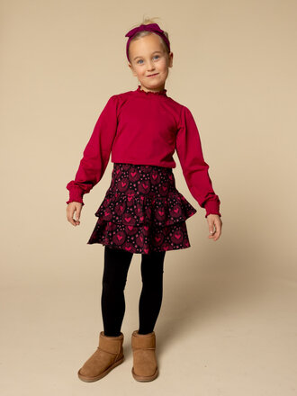 LOOXS Little Sweat rokje Boho Hearts LOOXS Little Sweat rokje Boho Hearts