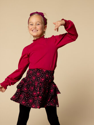 LOOXS Little Fancy jersey Crincle top Pink Rose LOOXS Little Fancy jersey Crincle top Pink Rose