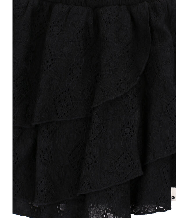 Black skirt Lace Look